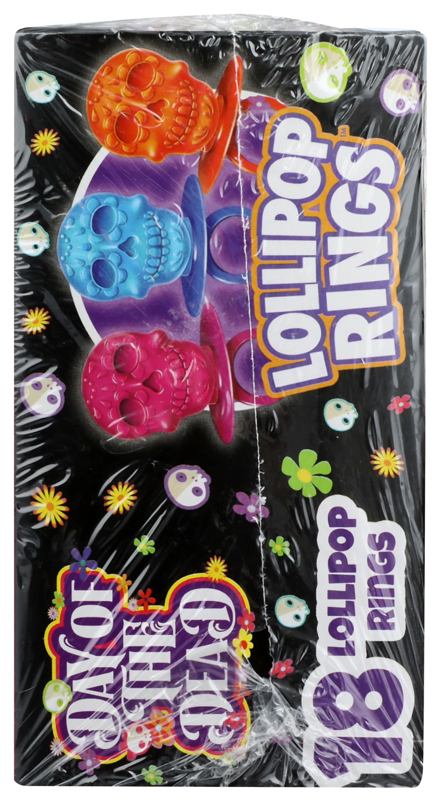 Amazon.com : Halloween Day of the Dead Sugar Skull Lollipop Rings